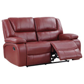 Camila Red Motion Loveseat - furniture place usa