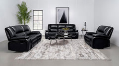Black Motion Sofa - furniture place usa
