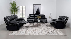 Black Motion Sofa - furniture place usa