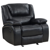 Black Glider Recliner - furniture place usa