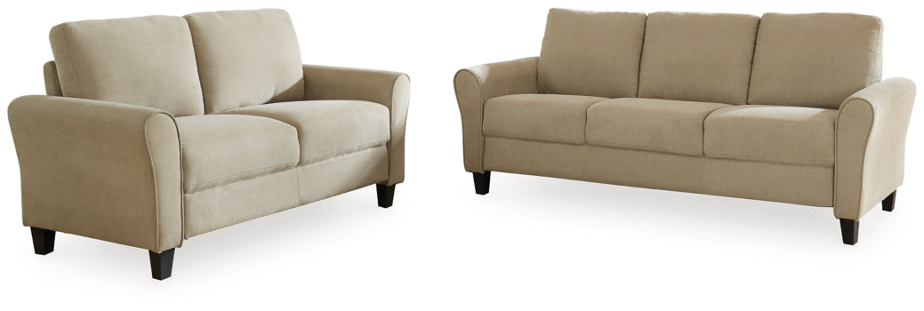 Carten Sofa and Loveseat - furniture place usa