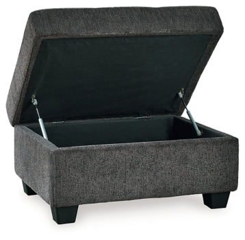 Kitler Storage Ottoman - furniture place usa