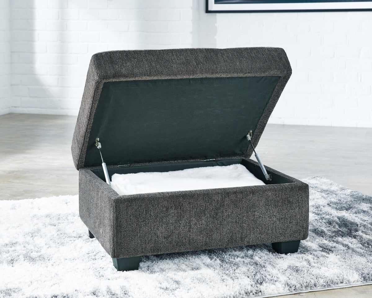 Kitler Storage Ottoman - furniture place usa