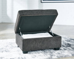 Kitler Storage Ottoman - furniture place usa