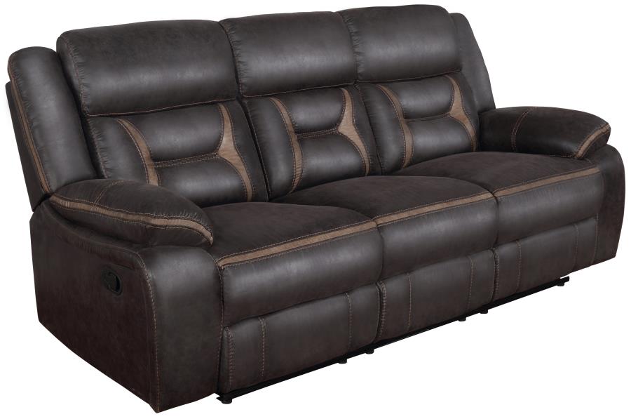 Greer Brown Motion Sofa - furniture place usa