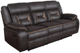 Greer Brown Motion Sofa - furniture place usa