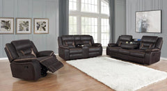 Greer Brown Motion Sofa - furniture place usa