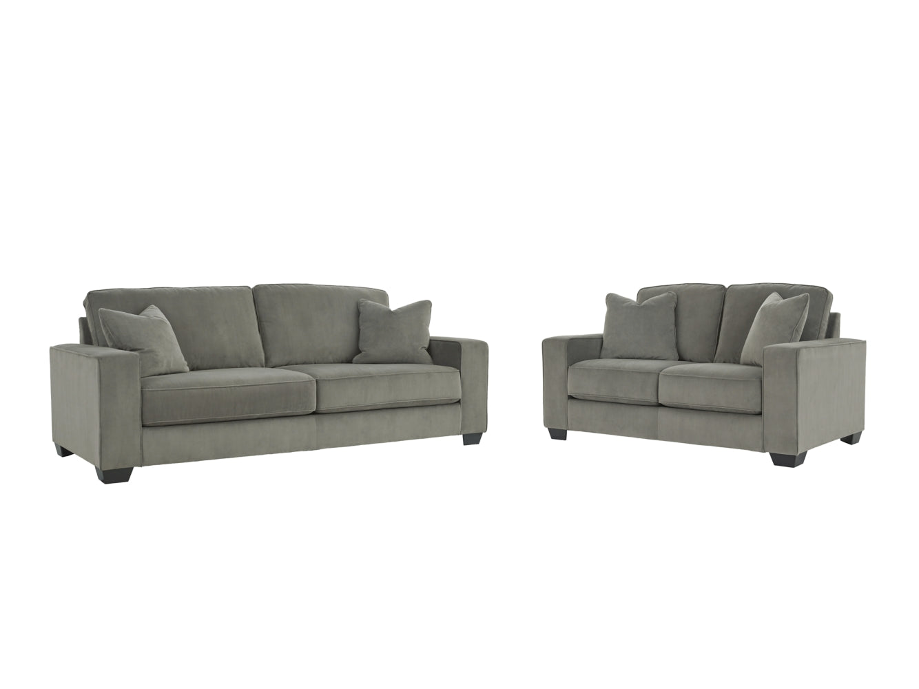 Angleton Sofa and Loveseat - furniture place usa