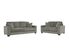 Angleton Sofa and Loveseat - furniture place usa