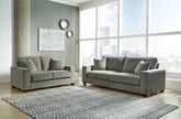 Angleton Sofa and Loveseat - furniture place usa