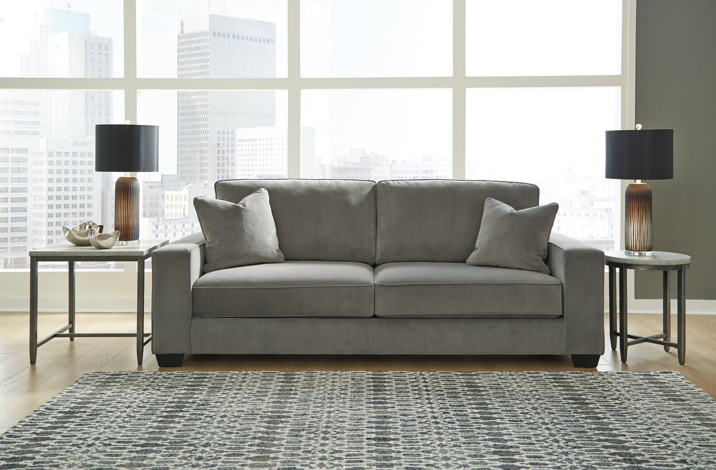Angleton Sofa and Loveseat - furniture place usa