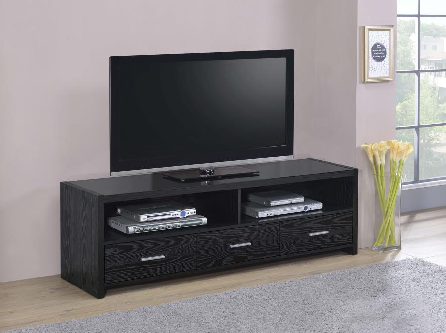 Alton Black 62" Tv Stand - furniture place usa