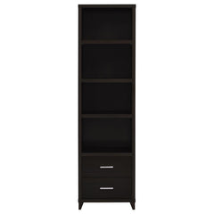 Lewes Brown 4 Pc Entertainment Center - furniture place usa