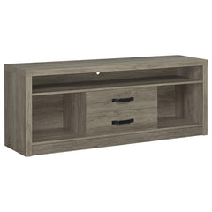 Burke Grey 3 Pc Entertainment Center - furniture place usa