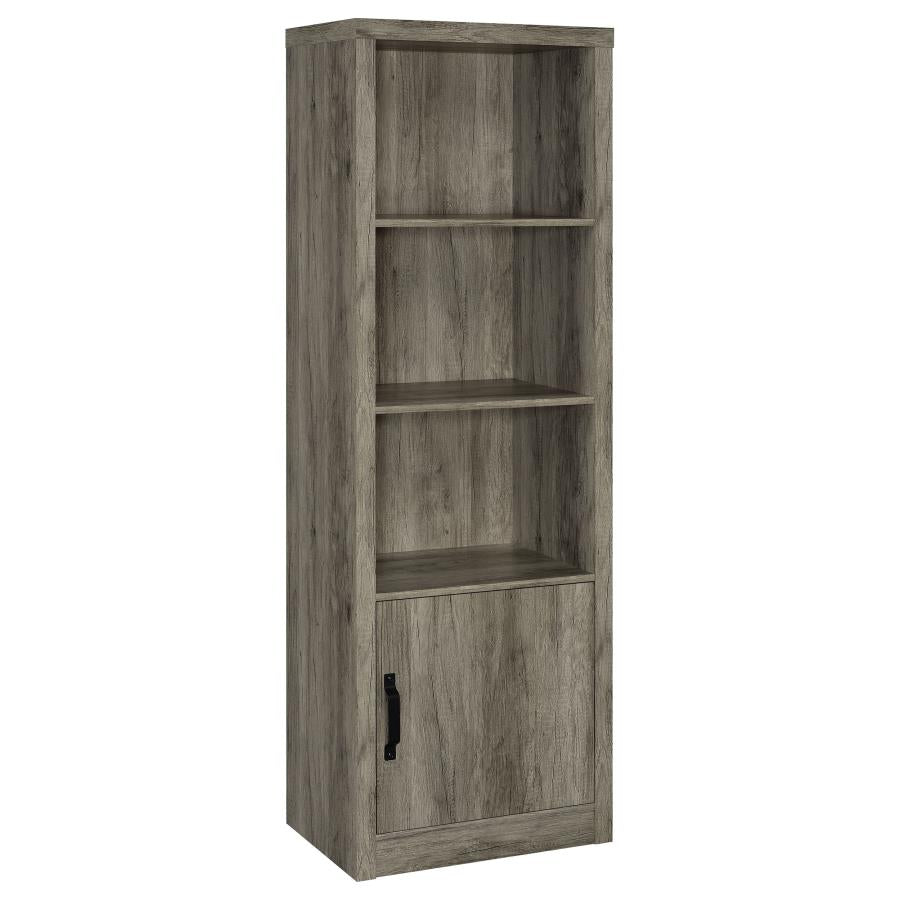 Burke Grey 3 Pc Entertainment Center - furniture place usa