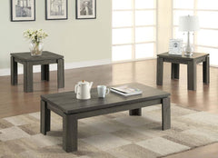 Cain Grey 3 Pc Coffee Table Set - furniture place usa