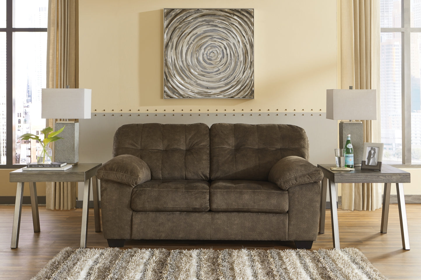 Accrington Sofa and Loveseat - furniture place usa