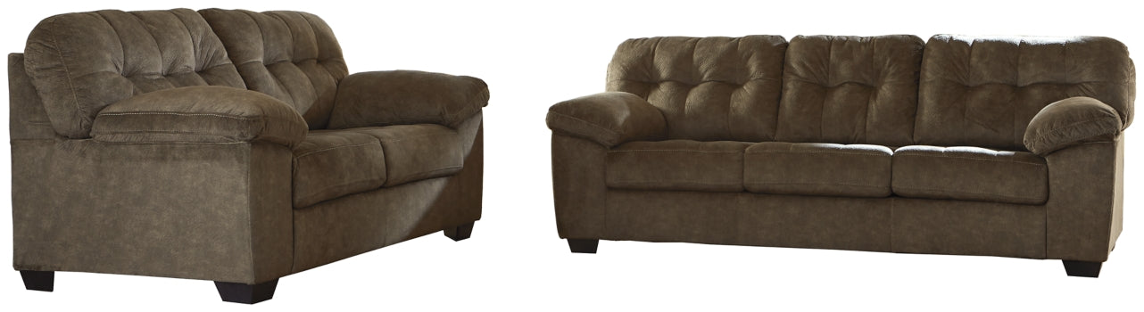 Accrington Sofa and Loveseat - furniture place usa