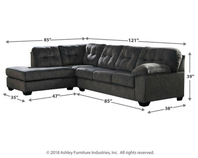 Accrington 2-Piece Sectional with Ottoman - PKG001583 - furniture place usa