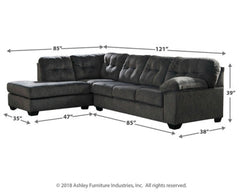Accrington 2-Piece Sectional with Ottoman - PKG001583 - furniture place usa