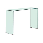 Ripley Clear Sofa Table - furniture place usa