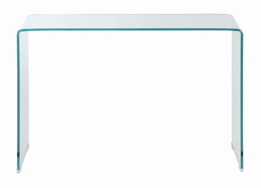 Ripley Clear Sofa Table - furniture place usa