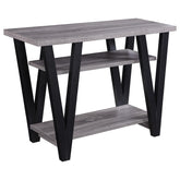 Stevens Grey Sofa Table - furniture place usa