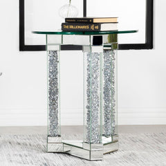 Octave Silver End Table - furniture place usa