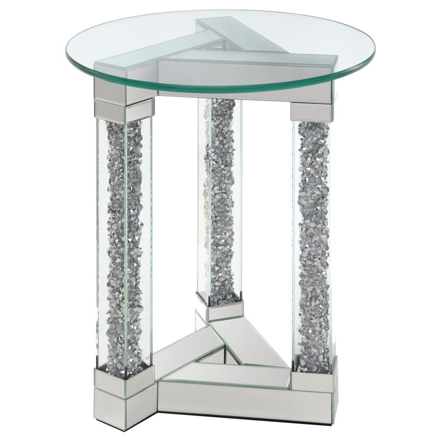 Octave Silver End Table - furniture place usa