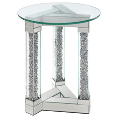 Octave Silver End Table - furniture place usa