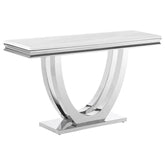 Kerwin White Sofa Table - furniture place usa