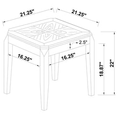 Baylor Brown End Table - furniture place usa