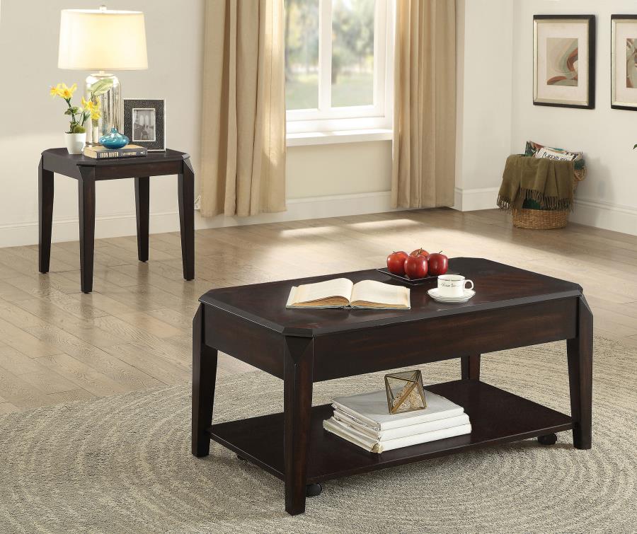 Baylor Brown End Table - furniture place usa