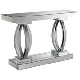Amalia Silver Sofa Table - furniture place usa