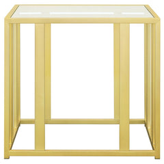Adri Gold End Table - furniture place usa