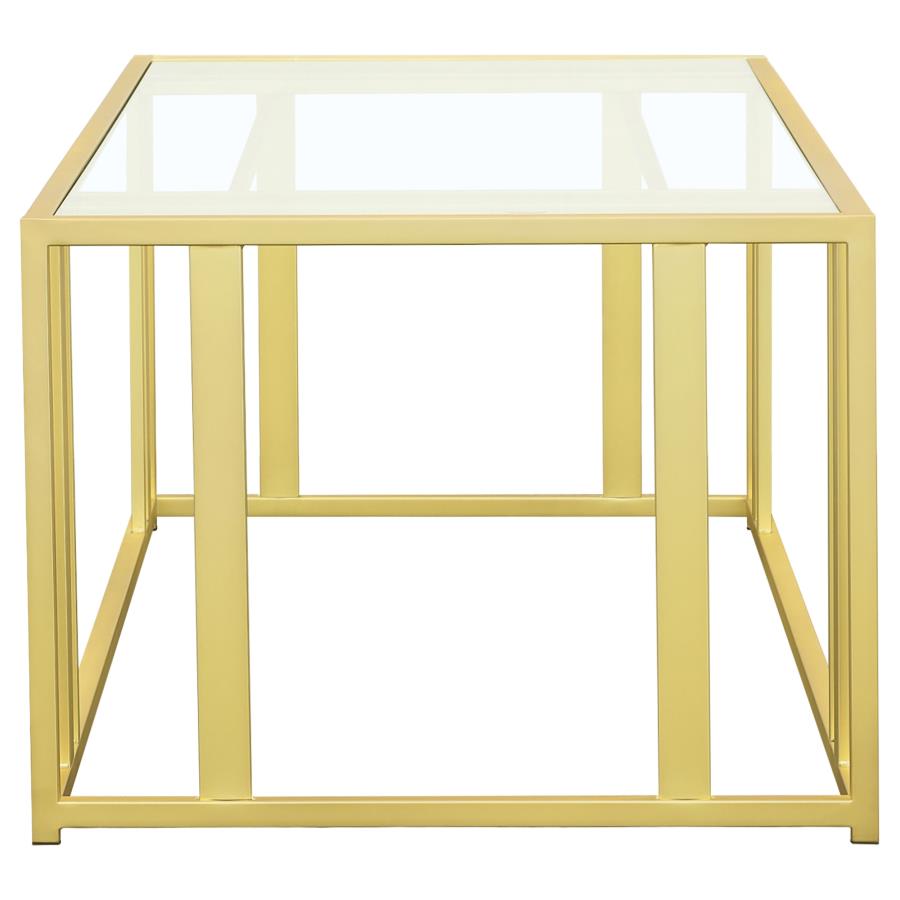 Adri Gold Coffee Table - furniture place usa