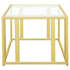 Adri Gold Coffee Table - furniture place usa