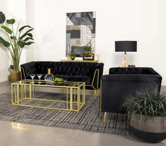 Adri Gold Coffee Table - furniture place usa