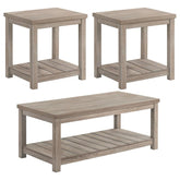 Bairn Grey 3 Pc Coffee Table Set - furniture place usa