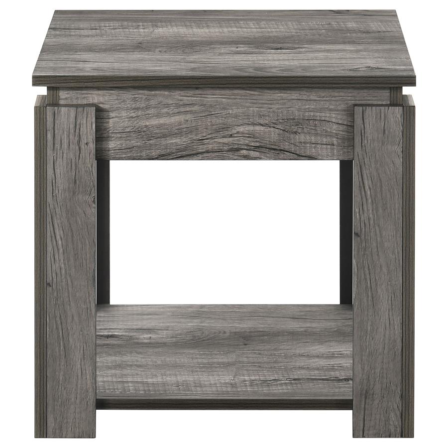 Donal Grey 3 Pc Coffee Table Set - furniture place usa