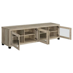 Sachin Brown 3 Pc Entertainment Center - furniture place usa