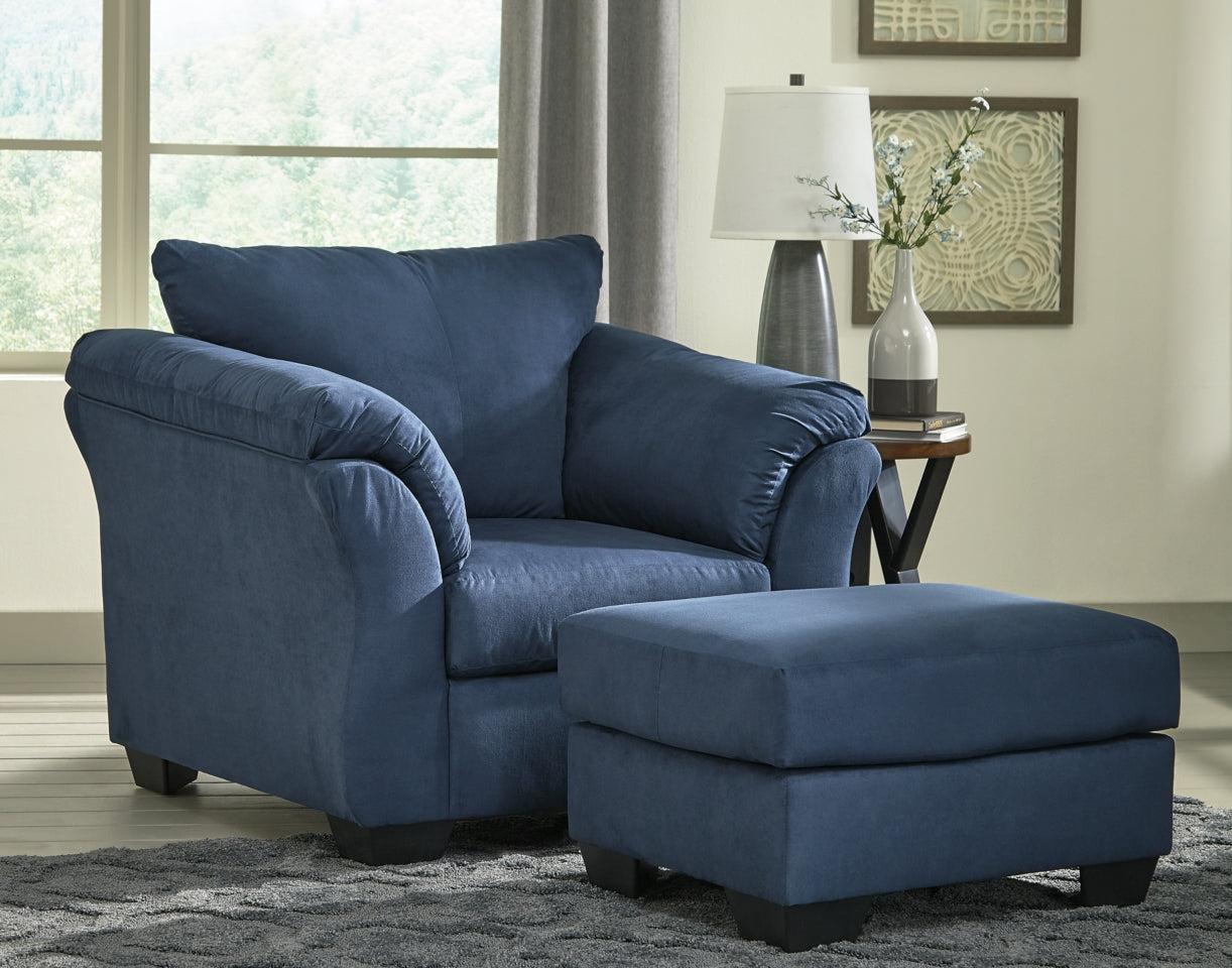 Darcy Ottoman - furniture place usa