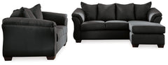 Darcy Sofa Chaise and Loveseat - furniture place usa