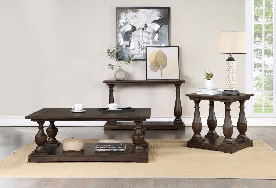 Walden Brown Sofa Table - furniture place usa