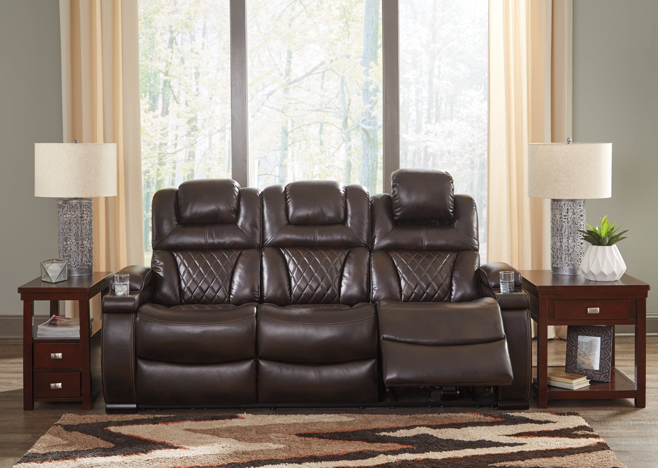 Warnerton Power Reclining Sofa - furniture place usa