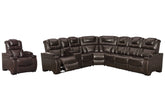 Warnerton 3-Piece Sectional with Recliner - furniture place usa