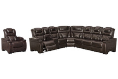 Warnerton 3-Piece Sectional with Recliner - furniture place usa