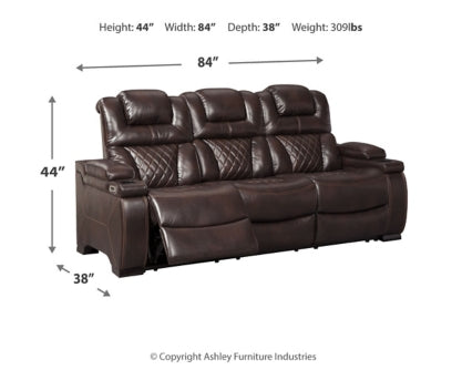 Warnerton Power Reclining Sofa - furniture place usa