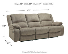 Draycoll Reclining Sofa - furniture place usa