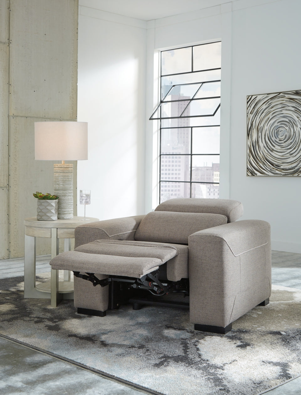 Mabton 3-Piece Sectional with Recliner - PKG002340 - furniture place usa